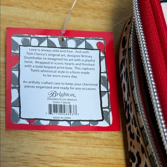 Brighton “Wild Love” Cosmetic/Jewelry Case NWT 🐈 ❤️ - Picture 7 of 17